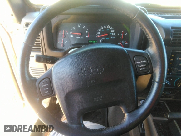 2003 Jeep Wrangler Sport with VIN 1J4FA49S53P365363, listed as a IAAI auction lot 41818320 with 154,567 mi miles. Bid and sale history available at carsss.com. Image 6.