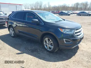 2015 Ford Edge Titanium z VIN 2FMTK4K96FBB47954, wystawiony jako IAAI lot #42135920 z przebiegiem 130 701 mil mil oraz . Historia ofert i sprzedaży dostępna na DreamBid. Obrazek 1.