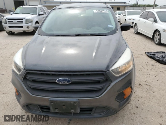 2017 Ford Escape S with VIN 1FMCU0F73HUB79818, listed as a Copart auction lot 53877285 with 108,029 mi miles and Salvage title. Bid and sale history available at DreamBid. Image 5.