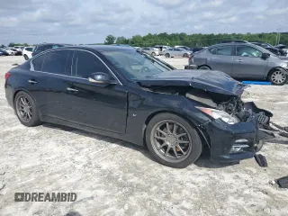 2015 Infiniti Q50 Premium z VIN JN1BV7AR9FM401311, wystawiony jako Copart lot #57159075 z przebiegiem 79 133 mil mil oraz Szkoda całkowita • Salvage title. Historia ofert i sprzedaży dostępna na DreamBid. Obrazek 4.