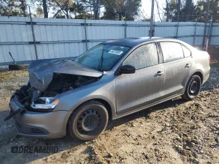 2014 Volkswagen Jetta Sedan S with VIN 3VW2K7AJ7EM237847, listed as a Copart auction lot 49572085 with 112,964 mi miles and Salvage Title. Bid and sale history available at carsss.com. Image 1.
