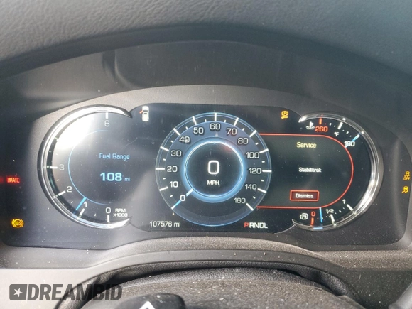 2019 Cadillac Escalade ESV Premium Luxury z VIN 1GYS4JKJ2KR172340, wystawiony jako Copart lot #84936254 z przebiegiem 107 576 mil mil oraz Szkoda całkowita • Salvage title. Historia ofert i sprzedaży dostępna na DreamBid. Obrazek 9.