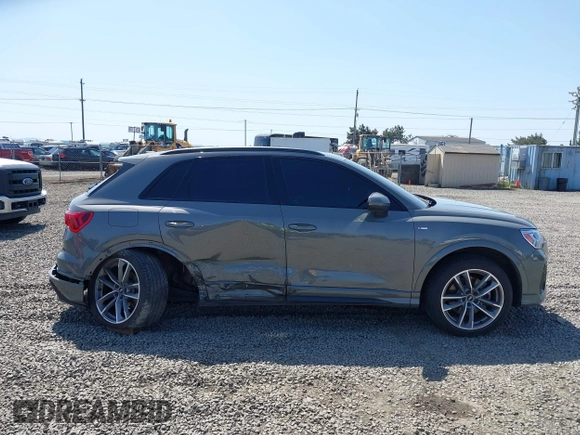 2022 Audi Q3 S line Premium Plus with VIN WA1EECF32N1040652, listed as a IAAI auction lot 42140861 with 43,452 mi miles and . Bid and sale history available at DreamBid. Image 13.