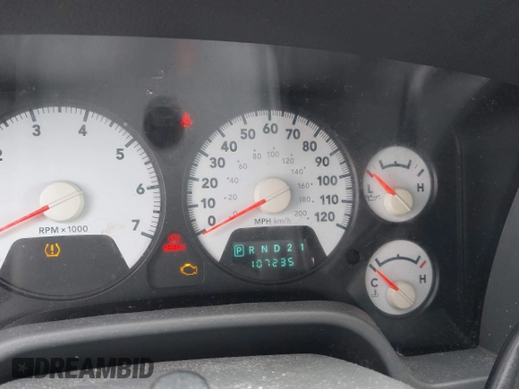 2008 Dodge 1500 SLT z VIN 1D7HU18N68S506676, wystawiony jako IAAI lot #41839733 z przebiegiem 107 235 mil mil oraz . Historia ofert i sprzedaży dostępna na DreamBid. Obrazek 16.