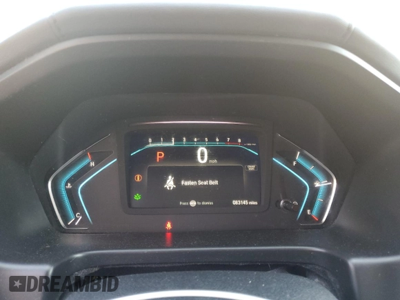 2019 Honda Odyssey LX with VIN 5FNRL6H25KB102017, listed as a Copart auction lot 50151955 with 83,145 mi miles and Salvage Title. Bid and sale history available at DreamBid. Image 9.