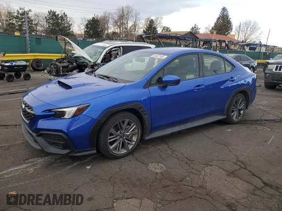 2023 Subaru WRX with VIN JF1VBAA64P9820666, listed as a Copart auction lot 52422165 with 10,726 mi miles and Salvage title. Bid and sale history available at DreamBid. Image 1.