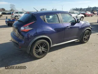 2015 Nissan Juke SV with VIN JN8AF5MR6FT509420, listed as a Copart auction lot 84405624 with 183,747 mi miles and Salvage Title. Bid and sale history available at carsss.com. Image 3.
