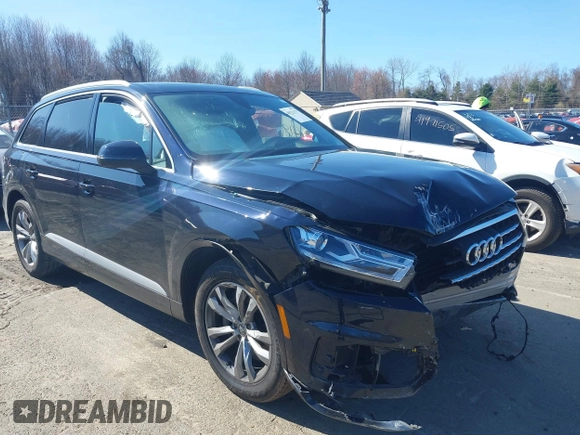 2017 Audi Q7 Premium Plus z VIN WA1LAAF79HD020038, wystawiony jako IAAI lot #41911171 z przebiegiem 51 317 mil mil oraz . Historia ofert i sprzedaży dostępna na DreamBid. Obrazek 1.
