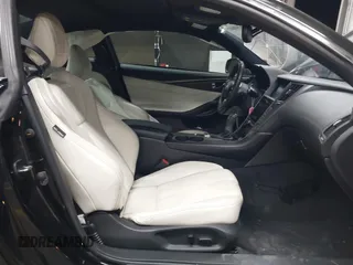 2022 Infiniti Q60 Red Sport 400 with VIN JN1FV7LL4NM680157, listed as a IAAI auction lot 42408607 with 49,060 mi miles and . Bid and sale history available at DreamBid. Image 5.