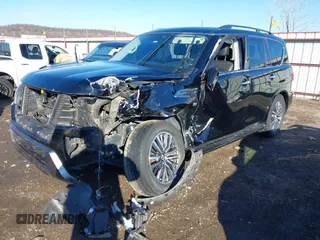 2021 Nissan Armada SV with VIN JN8AY2ACXM9145828, listed as a IAAI auction lot 41336646 with 108,603 mi miles. Bid and sale history available at carsss.com. Image 17.