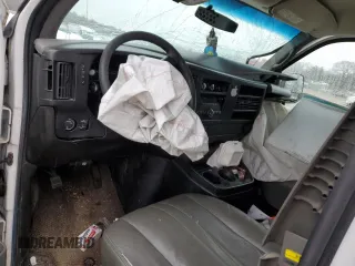 2013 Chevrolet Express Cargo Van with VIN 1GCWGFCA0D1117820, listed as a Copart auction lot 44899265 with Not Provided miles and Salvage Title. Bid and sale history available at carsss.com. Image 8.