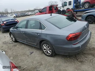 2017 Volkswagen Passat 1.8T S with VIN 1VWAT7A30HC008605, listed as a Copart auction lot 46141915 with 128,358 mi miles and Salvage Title. Bid and sale history available at carsss.com. Image 2.