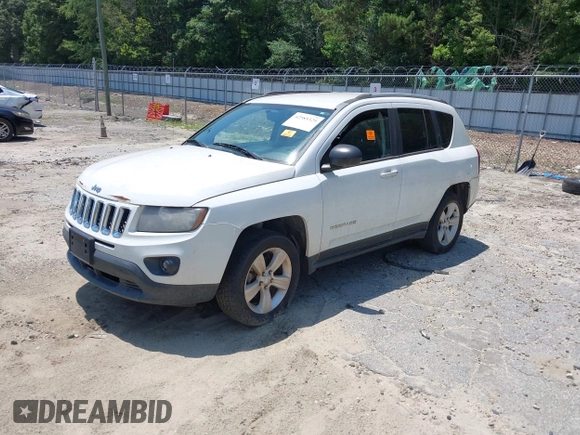 2016 Jeep Compass Sport с VIN 1C4NJCBA0GD569119, выставлен на аукционе IAAI как лот 42585329 с пробегом Не указан миль и . История ставок и продаж доступна на DreamBid. Изображение 2.