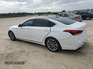 2016 Hyundai Genesis 3.8L with VIN KMHGN4JE9GU139205, listed as a Copart auction lot 73884994 with 0 mi miles and Non Repairable. Bid and sale history available at carsss.com. Image 2.