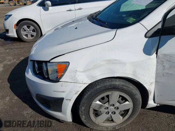 2015 Chevrolet Sonic LS with VIN 1G1JA6SG8F4131976, listed as a IAAI auction lot 42552157 with 99,575 mi miles and . Bid and sale history available at DreamBid. Image 6.