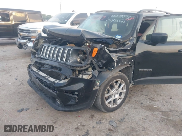 2019 Jeep Renegade Latitude with VIN ZACNJABB0KPJ75446, listed as a IAAI auction lot 42270073 with 156,849 mi miles and . Bid and sale history available at DreamBid. Image 6.