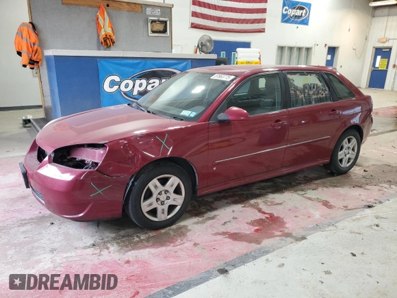 2006 Chevrolet Malibu Maxx LT with VIN 1G1ZT63856F153930, listed as a Copart auction lot 87663775 with 106,367 mi miles and Salvage Title. Bid and sale history available at carsss.com. Image 1.