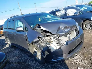 2016 Toyota Sienna LE AAS with VIN 5TDKK3DC2GS738818, listed as a IAAI auction lot 42365928 with 143,390 mi miles and . Bid and sale history available at DreamBid. Image 1.
