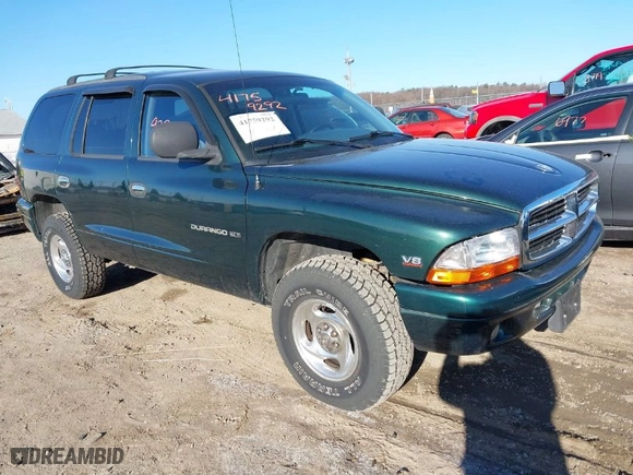1998 Dodge Durango with VIN 1B4HS28Y4WF225043, listed as a IAAI auction lot 41759292 with 161,970 mi miles. Bid and sale history available at carsss.com. Image 1.