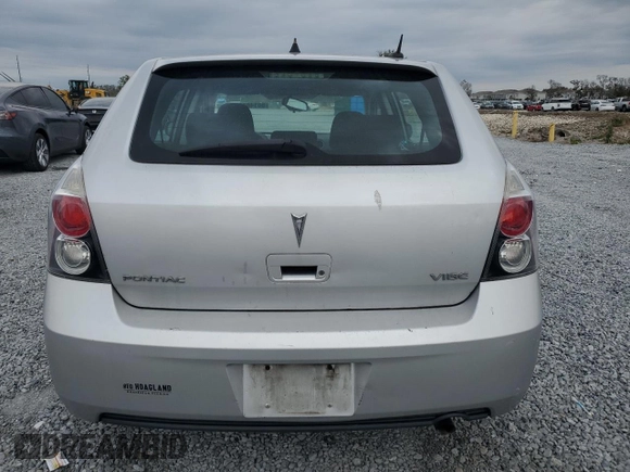 2009 Pontiac Vibe w/1SB with VIN 5Y2SP670X9Z422010, listed as a Copart auction lot 88146195 with 286,887 mi miles and Clean Title. Bid and sale history available at carsss.com. Image 6.