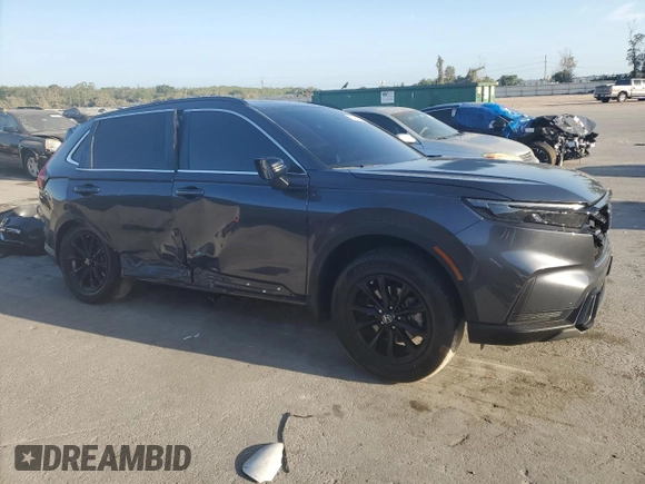 2024 Honda CR-V Sport with VIN 7FARS5H52RE021384, listed as a Copart auction lot 55431915 with 17,424 mi miles and Salvage Title. Bid and sale history available at DreamBid. Image 4.