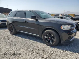2013 Dodge Durango SXT with VIN 1C4RDHAG4DC687624, listed as a Copart auction lot 62344265 with 157,214 mi miles and Salvage title. Bid and sale history available at DreamBid. Image 4.