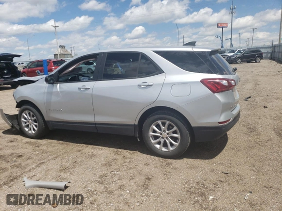 2020 Chevrolet Equinox LS with VIN 3GNAXFEV7LS726479, listed as a Copart auction lot 57984975 with 89,438 mi miles and Salvage title. Bid and sale history available at DreamBid. Image 2.
