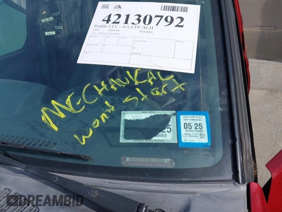 2002 Nissan Xterra XE with VIN 5N1ED28Y22C500898, listed as a IAAI auction lot 42130792 with 157,749 mi miles and . Bid and sale history available at DreamBid. Image 6.