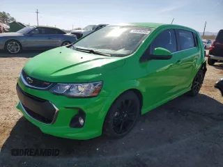 2017 Chevrolet Sonic LT with VIN 1G1JD6SB7H4147939, listed as a Copart auction lot 49696595 with 54,585 mi miles and Salvage Title. Bid and sale history available at carsss.com. Image 1.