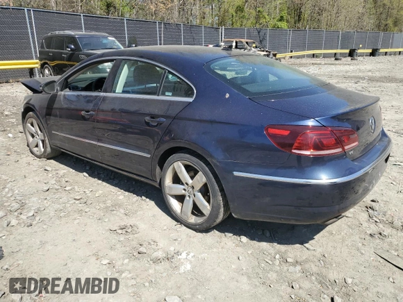 2013 Volkswagen CC Sport Plus with VIN WVWBP7AN8DE534718, listed as a Copart auction lot 50083635 with 148,942 mi miles and Salvage Title. Bid and sale history available at carsss.com. Image 2.