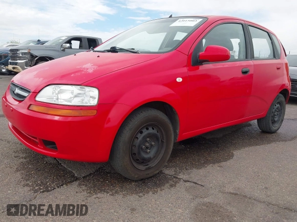 2006 Chevrolet Aveo LS with VIN KL1TD66696B652250, listed as a IAAI auction lot 42015003 with 143,336 mi miles and . Bid and sale history available at DreamBid. Image 18.