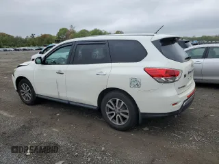 2015 Nissan Pathfinder Platinum with VIN 5N1AR2MM6FC640557, listed as a Copart auction lot 55948055 with 136,461 mi miles and Clean title. Bid and sale history available at DreamBid. Image 2.