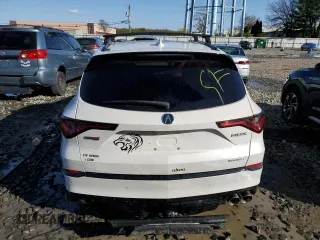 2022 Acura MDX Type S w/Advance Package with VIN 5J8YD8H81NL003058, listed as a Copart auction lot 51652394 with 0 mi miles. Bid and sale history available at carsss.com. Image 6.