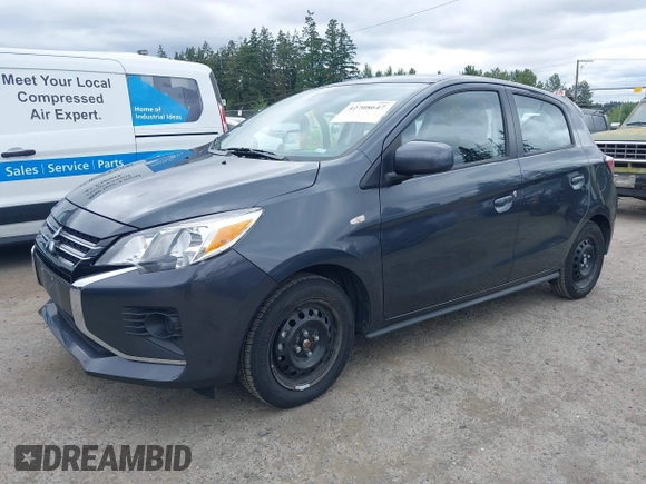 2024 Mitsubishi Mirage ES with VIN ML32AUHJ1RH008958, listed as a IAAI auction lot 42708647 with 36,247 mi miles and . Bid and sale history available at DreamBid. Image 17.