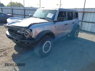 2023 Ford Bronco with VIN 1FMEE5DP2PLB52734, listed as a IAAI auction lot 41914950 with 6,485 mi miles and . Bid and sale history available at carsss.com. Image 18.