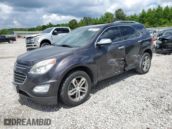 2016 Chevrolet Equinox LTZ z VIN 2GNALDEK4G6289826, wystawiony jako Copart lot #56425745 z przebiegiem 126 695 mil mil oraz Szkoda całkowita • Salvage title. Historia ofert i sprzedaży dostępna na DreamBid. Obrazek 1.