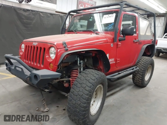 2008 Jeep Wrangler X with VIN 1J4FA24168L556839, listed as a IAAI auction lot 41729032 with 50,578 mi miles and . Bid and sale history available at DreamBid. Image 17.
