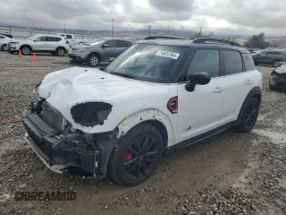 2020 MINI Countryman John Cooper Works z VIN WMZYZ9C07L3L97203, wystawiony jako Copart lot #74822364 z przebiegiem Nie podano mil oraz Szkoda całkowita • Salvage title. Historia ofert i sprzedaży dostępna na DreamBid. Obrazek 1.