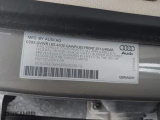 2004 Audi A4 1.8T with VIN WAUAC48H34K003513, listed as a IAAI auction lot 41788941 with 127,942 mi miles. Bid and sale history available at carsss.com. Image 9.