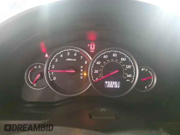 2006 Subaru Legacy Special with VIN 4S3BL626967217129, listed as a Copart auction lot 54295975 with 206,183 mi miles and Clean title. Bid and sale history available at DreamBid. Image 9.