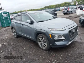2020 Hyundai Kona Limited with VIN KM8K3CA5XLU396152, listed as a IAAI auction lot 42165576 with 35,260 mi miles. Bid and sale history available at carsss.com. Image 1.