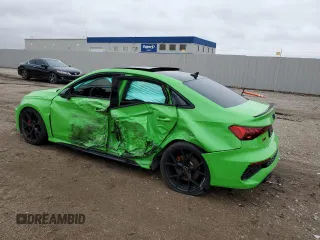2024 Audi RS 3 z VIN WUAG4DGY4RA911500, wystawiony jako Copart lot #79193154 z przebiegiem Nie podano mil oraz Szkody całkowita. Historia ofert i sprzedaży dostępna na DreamBid. Obrazek 2.