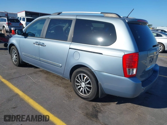 2012 Kia Sedona EX with VIN KNDMH4C71C6423844, listed as a IAAI auction lot 41967401 with 199,067 mi miles. Bid and sale history available at carsss.com. Image 3.
