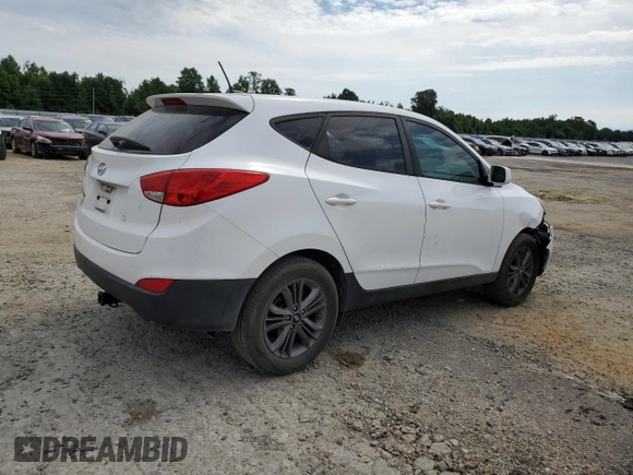 2015 Hyundai Tucson GLS with VIN KM8JT3AF4FU105959, listed as a Copart auction lot 62782944 with 156,733 mi miles and Salvage Title. Bid and sale history available at DreamBid. Image 3.