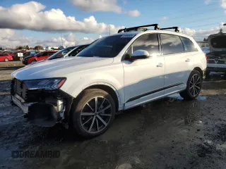 2024 Audi Q7 Premium Plus with VIN WA1LXBF7XRD002217, listed as a Copart auction lot 82050534 with 14,080 mi miles and Salvage title. Bid and sale history available at DreamBid. Image 1.