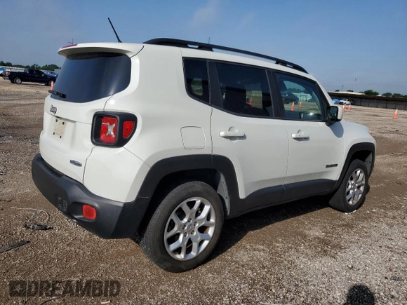 2017 Jeep Renegade Latitude z VIN ZACCJBBB7HPG28986, wystawiony jako Copart lot #55303055 z przebiegiem 40 839 mil mil oraz Szkoda całkowita • Salvage title. Historia ofert i sprzedaży dostępna na DreamBid. Obrazek 3.