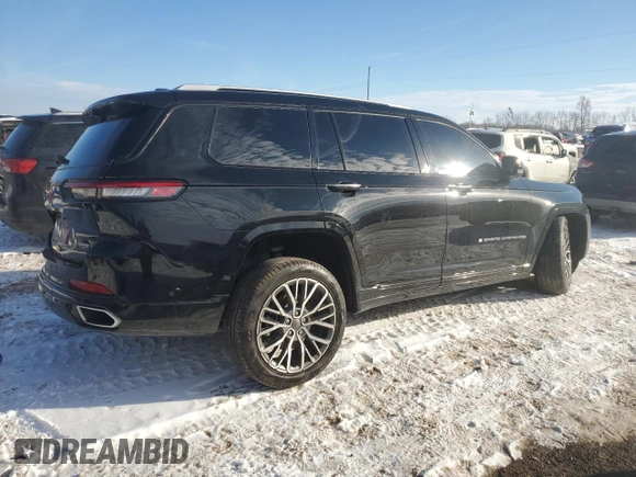 2022 Jeep Grand Cherokee Summit Reserve with VIN 1C4RJKET2N8503573, listed as a Copart auction lot 87699995 with 56,244 mi miles and Salvage title. Bid and sale history available at DreamBid. Image 3.