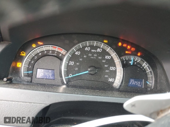 2013 Toyota Camry L with VIN 4T1BF1FK7DU696226, listed as a Copart auction lot 54060475 with 232,591 mi miles and Salvage Title. Bid and sale history available at DreamBid. Image 9.
