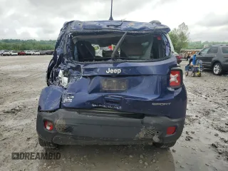2019 Jeep Renegade Sport with VIN ZACNJBAB5KPJ80682, listed as a Copart auction lot 56497045 with Not provided miles and Salvage title. Bid and sale history available at DreamBid. Image 6.