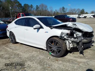 2019 Acura TLX w/A-Spec Pkg with VIN 19UUB1F67KA003246, listed as a IAAI auction lot 41741567 with 103,478 mi miles. Bid and sale history available at carsss.com. Image 1.